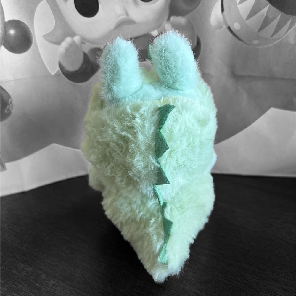 Labubu Dinosaur Outfit Costume Ready Soft Fluffy Green Ready to Attack the Day! - Picture 3 of 4